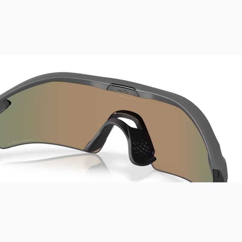 "Oakley Radar Plate" matiniai anglies/prizmės rubino akiniai nuo saulės 7