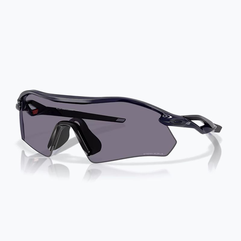"Oakley Radar Plate" akiniai nuo saulės poliruoti tamsiai pilki/prizmine pilka spalva