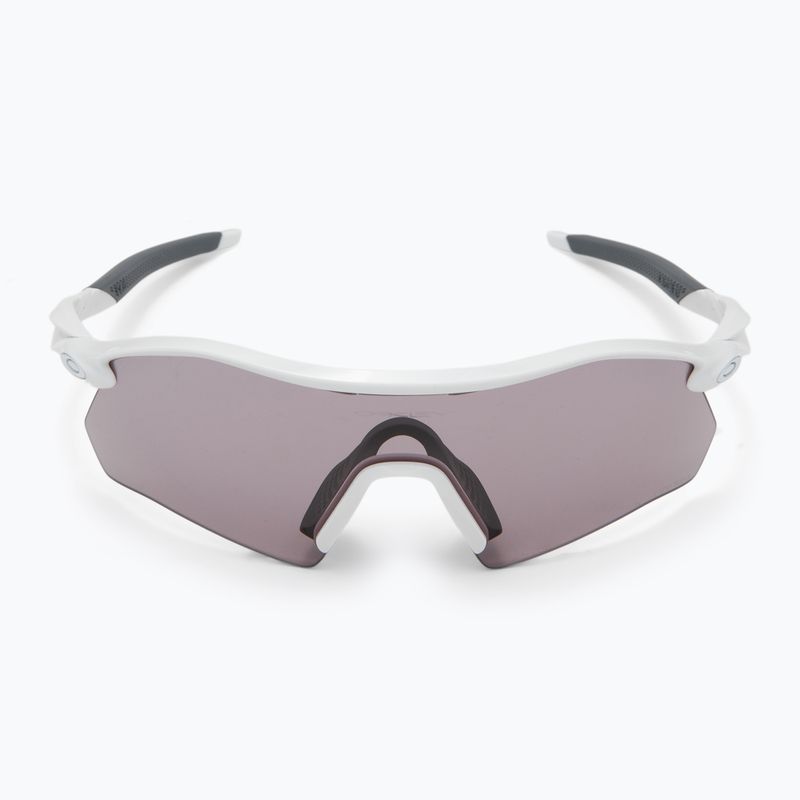 "Oakley Radar Plate" poliruoti balti / prizmės skalūno akiniai nuo saulės 2