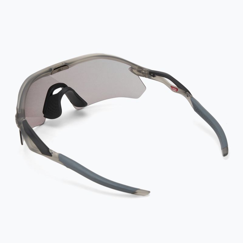 "Oakley Radar Plate" matiniai pilki rašaliniai/prizminiai šiferiniai akiniai nuo saulės 2