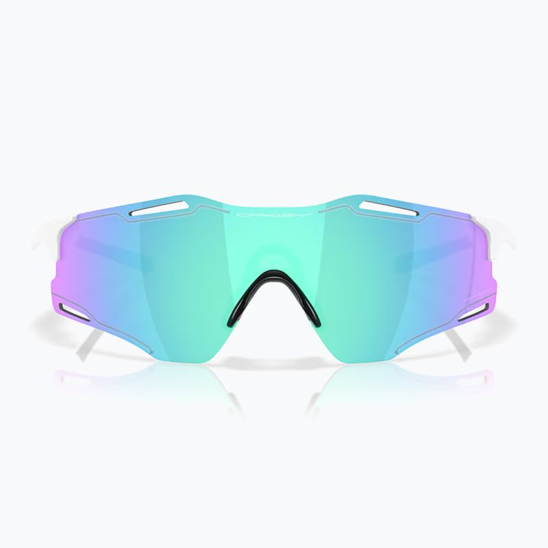 Akiniai nuo saulės Oakley Cybr Zero polished white/prizm sapphire