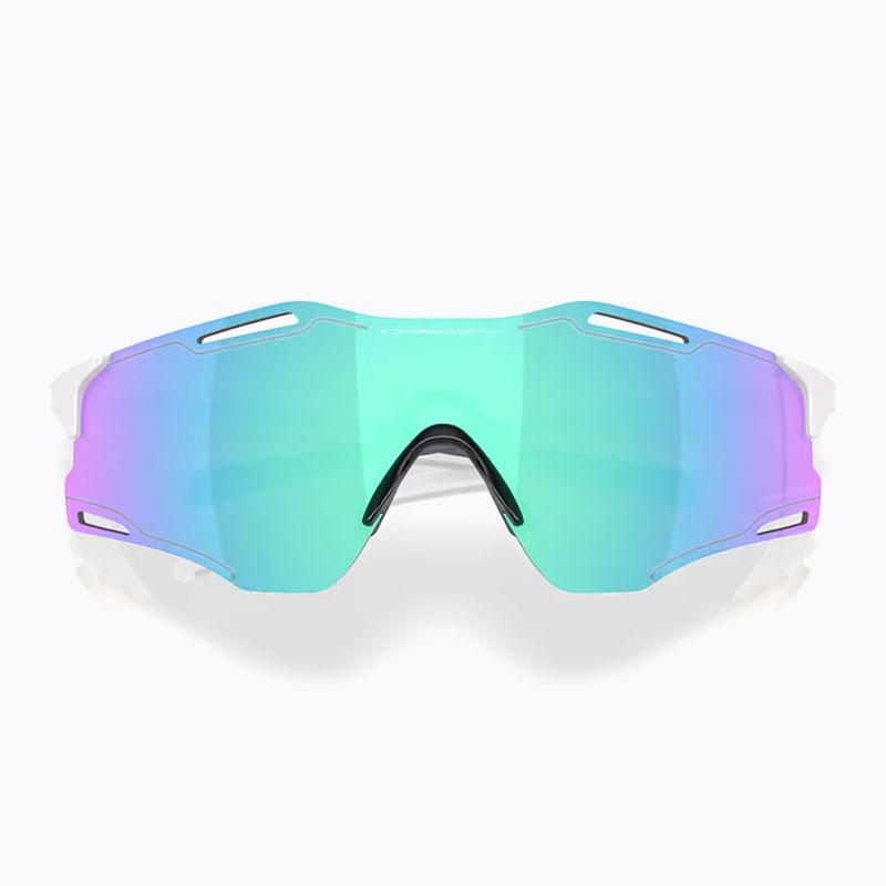 Akiniai nuo saulės Oakley Cybr Zero polished white/prizm sapphire 2