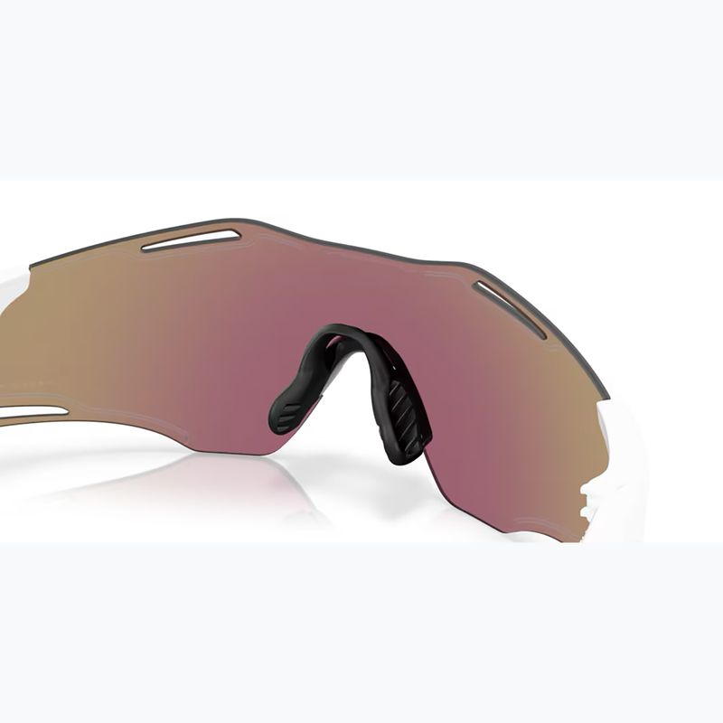 Akiniai nuo saulės Oakley Cybr Zero polished white/prizm sapphire 7