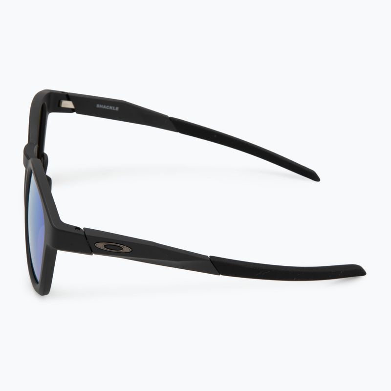 Akiniai nuo saulės Oakley Shackle matte black/prizm sapphire 4
