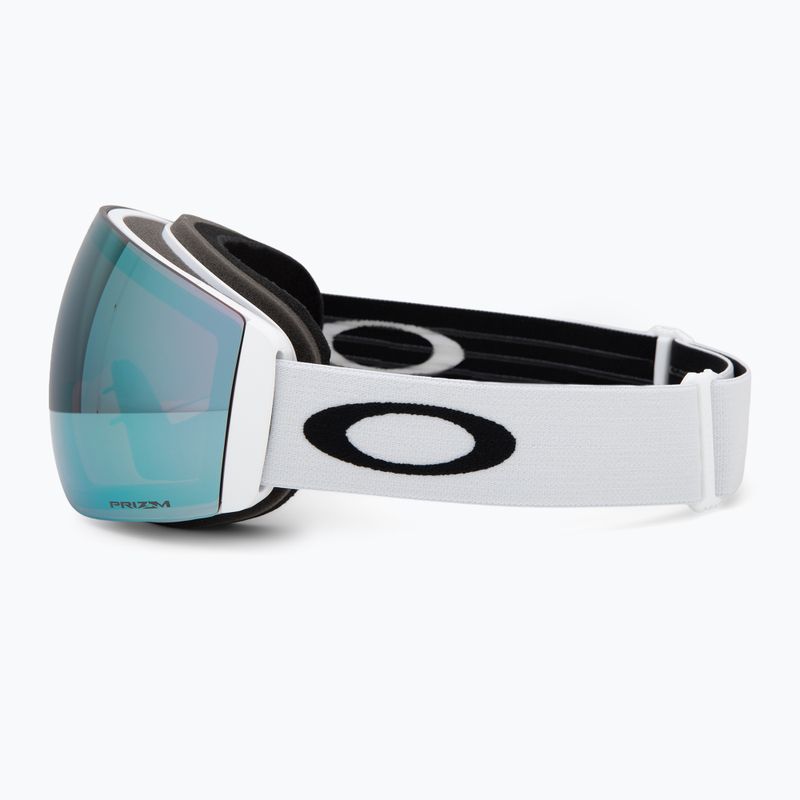Slidinėjimo akiniai Oakley Flight Deck Pro M matte white/Prizm Sapphire/Prizm Sage 5