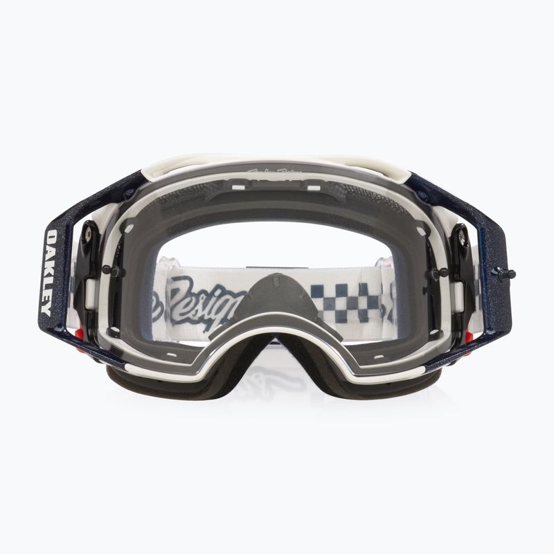 Dviračių akiniai Oakley Airbrake MTB Troy Lee Designs ice white/clear 2