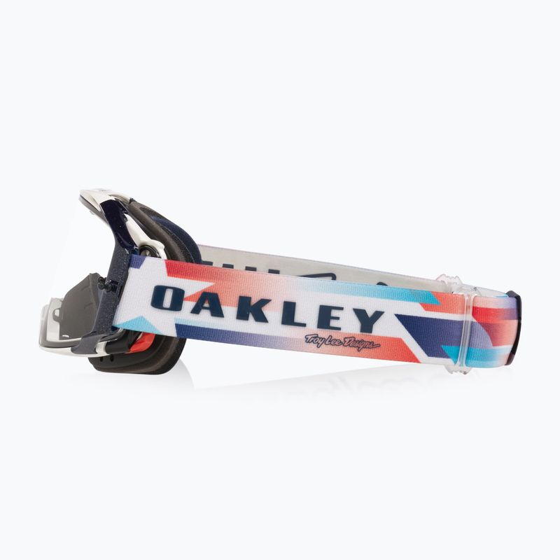 Dviračių akiniai Oakley Airbrake MTB Troy Lee Designs ice white/clear 4