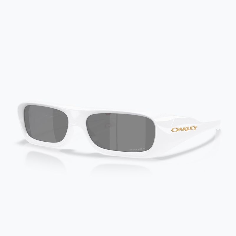 Saulės akiniai Oakley Permian pearl white