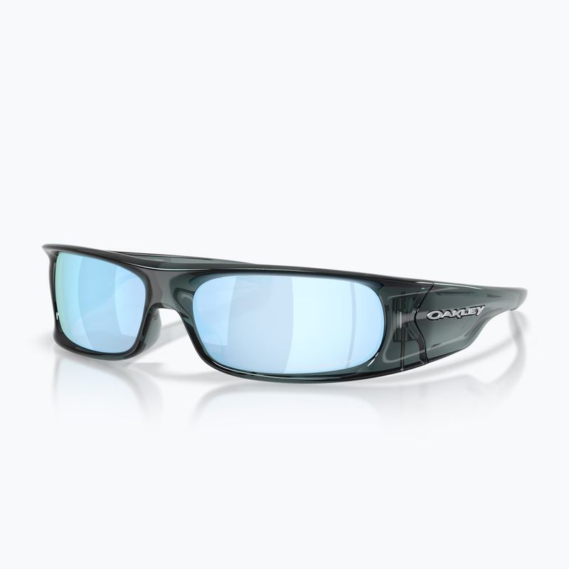 Saulės akiniai Oakley Highland crystal black