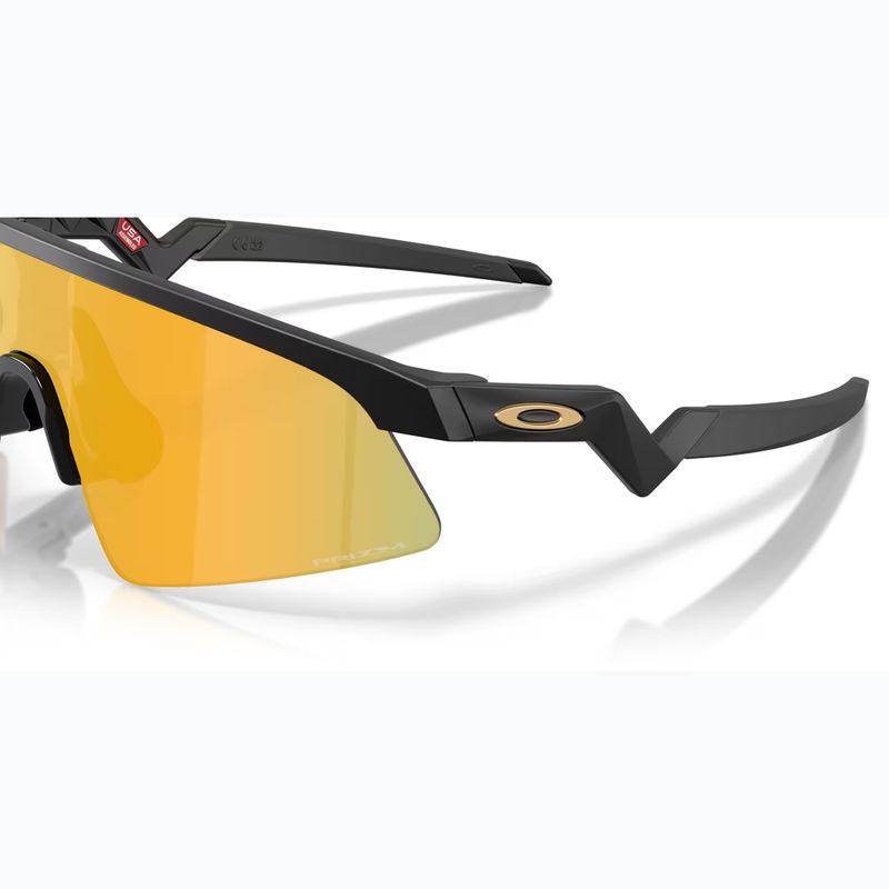 Vaikiški saulės akiniai Oakley Resistor Sweep polished matte black/Prizm 24K 6
