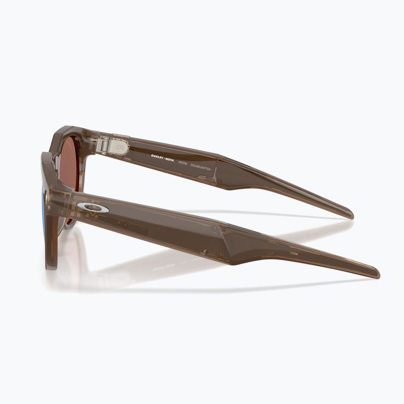 Akiniai su kamera Oakley Meta HSTN brown smoke/prizm deep water polarized 6