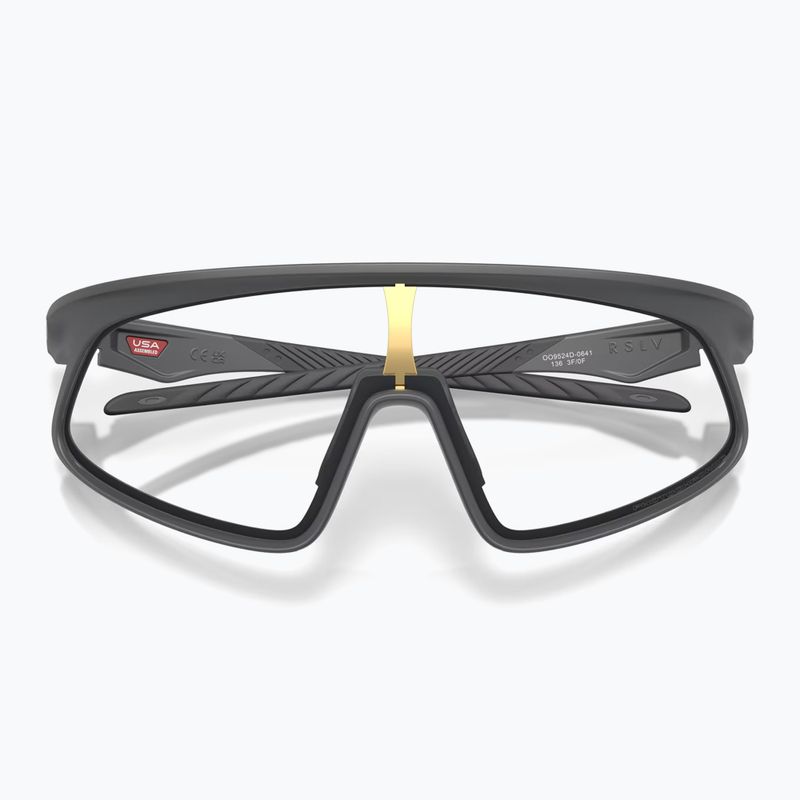 Saulės akiniai Oakley RSLV 141 matte carbon/clear to black iridium photo 5