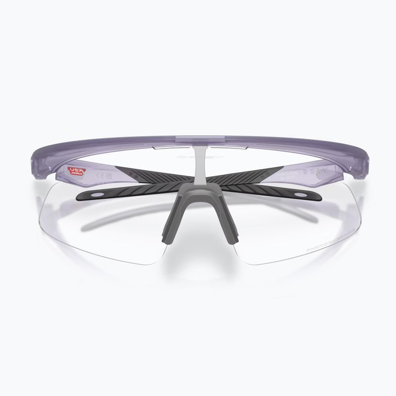 Saulės akiniai Oakley RSLV Lite matte trans lilac/clear to black iridium photo 5