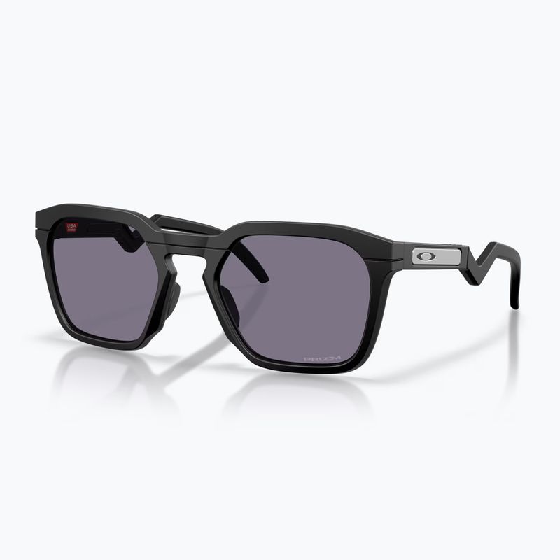 Saulės akiniai Oakley HSTN SQ matte black/prizm grey