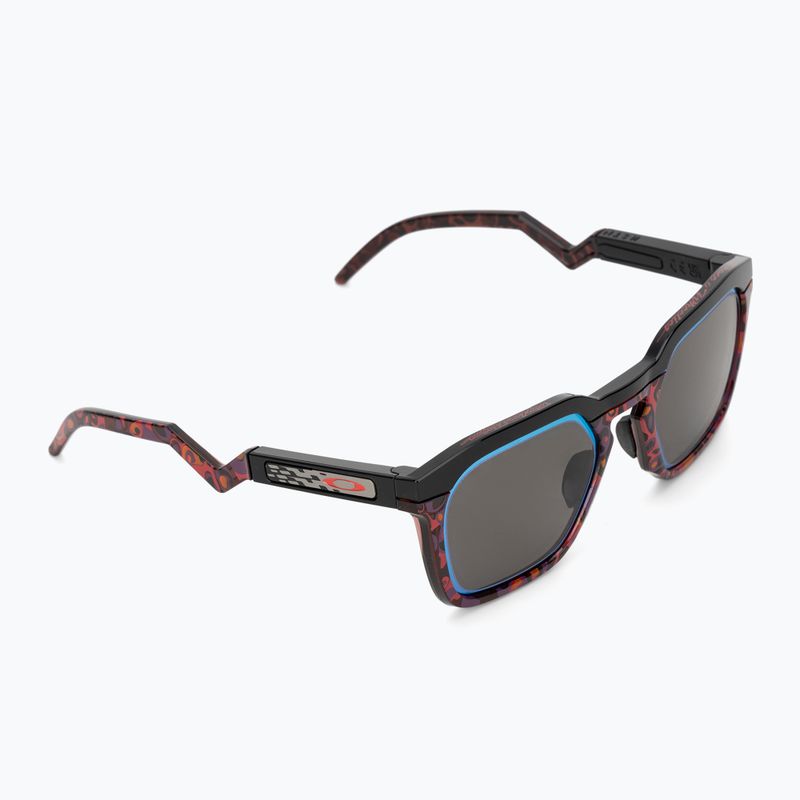 Saulės akiniai Oakley HSTN SQ polished black