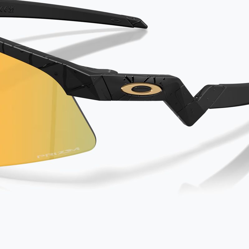 Vaikiški saulės akiniai Oakley Resistor Sweep matte black splatter/prizm 24k 6