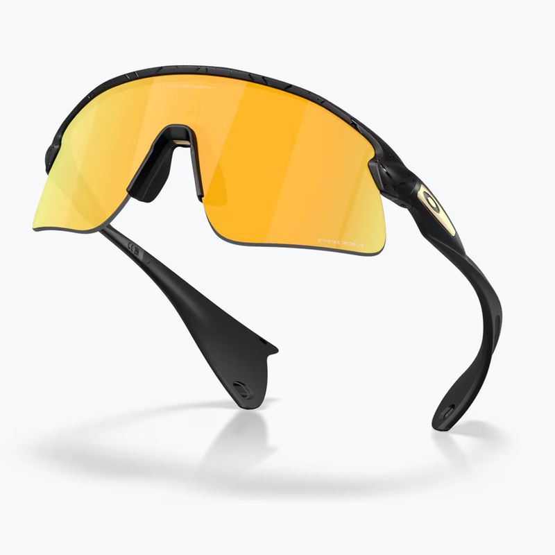 Saulės akiniai Oakley Stunt Devil matte black splatter/prizm 24k 4