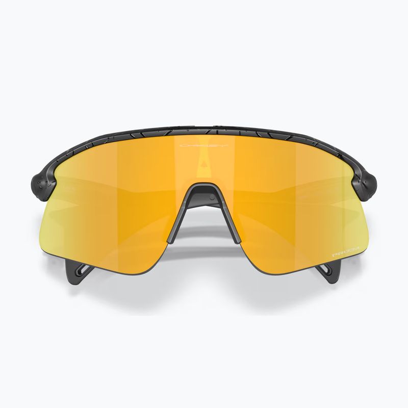 Saulės akiniai Oakley Stunt Devil matte black splatter/prizm 24k 5