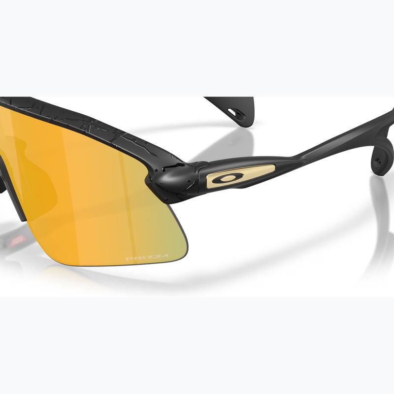Saulės akiniai Oakley Stunt Devil matte black splatter/prizm 24k 6
