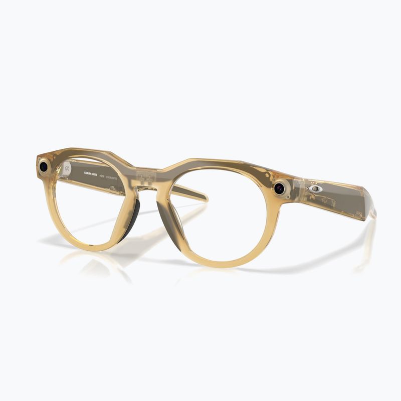Akiniai su kamera Oakley Meta HSTN light curry/transitions brown 4