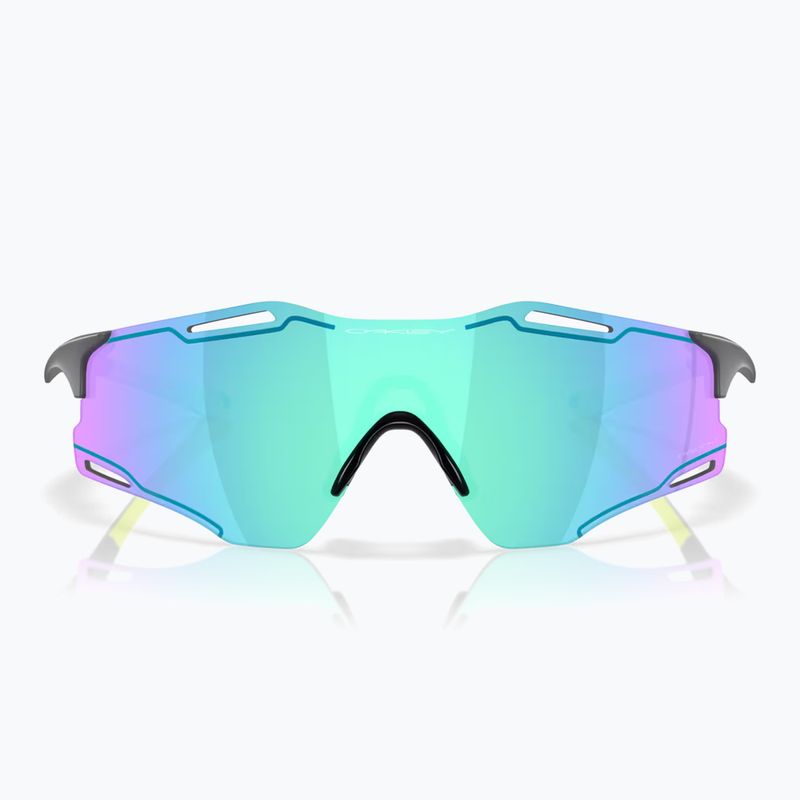 Akiniai nuo saulės Oakley Cybr Zero matte carbon/prizm sapphire with uranium ink 2