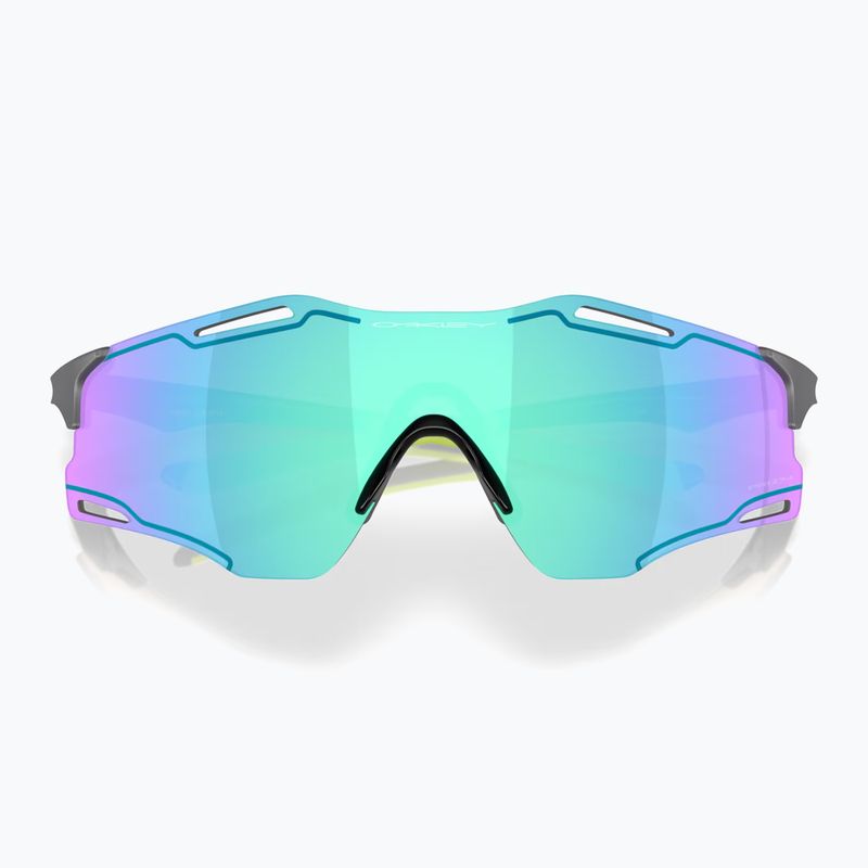 Akiniai nuo saulės Oakley Cybr Zero matte carbon/prizm sapphire with uranium ink 5