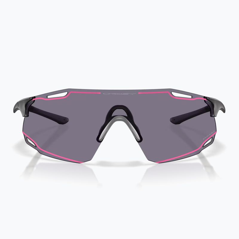 Akiniai nuo saulės Oakley Cybr Dyno matte grey smoke/prizm grey with pink ink 2