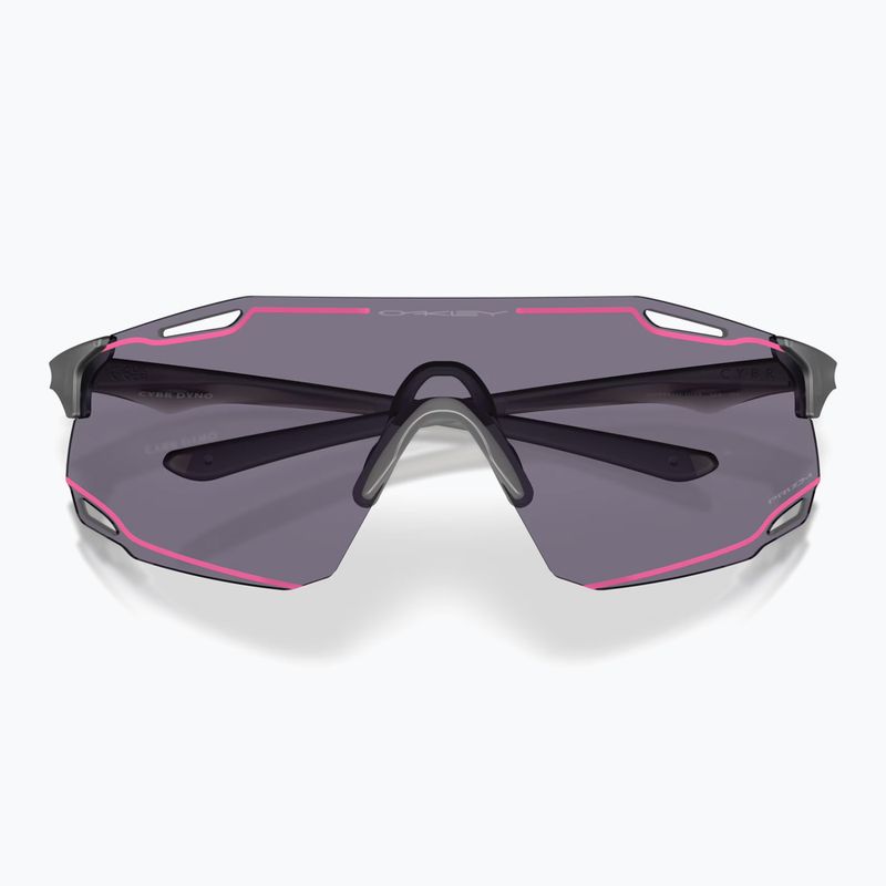 Akiniai nuo saulės Oakley Cybr Dyno matte grey smoke/prizm grey with pink ink 3