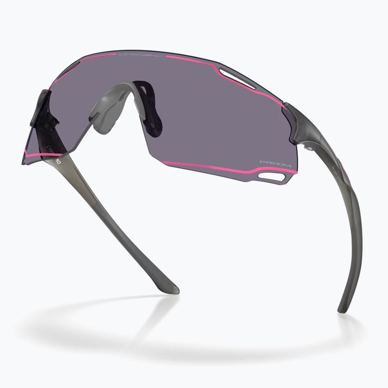 Akiniai nuo saulės Oakley Cybr Dyno matte grey smoke/prizm grey with pink ink 4