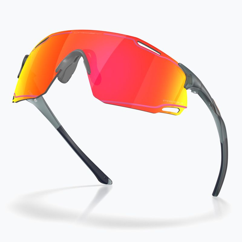 Akiniai nuo saulės Oakley Cybr Dyno matte crystal black/prizm ruby with pink ink 4