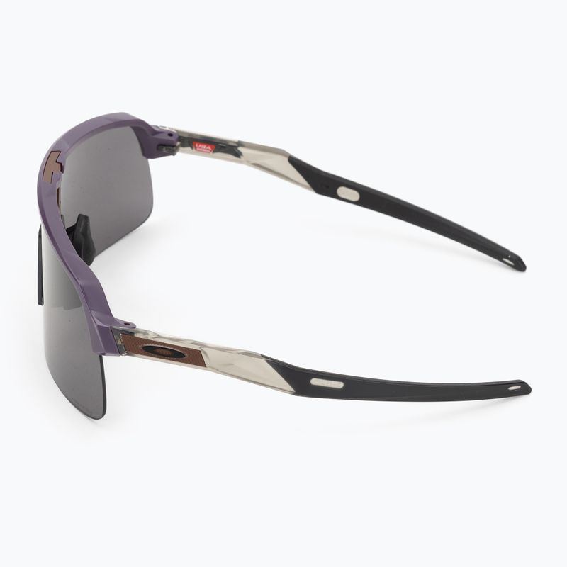 Akiniai nuo saulės Oakley Sutro Lite matte aubergine/prizm grey 4