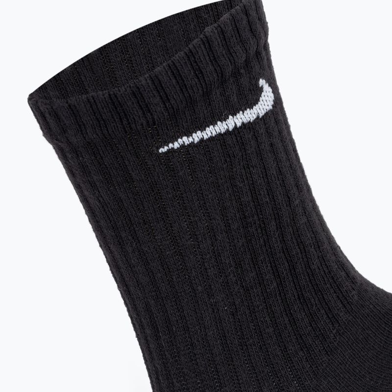 Kojinės Nike Everyday Cushioned Crew 3 poros black/white 4