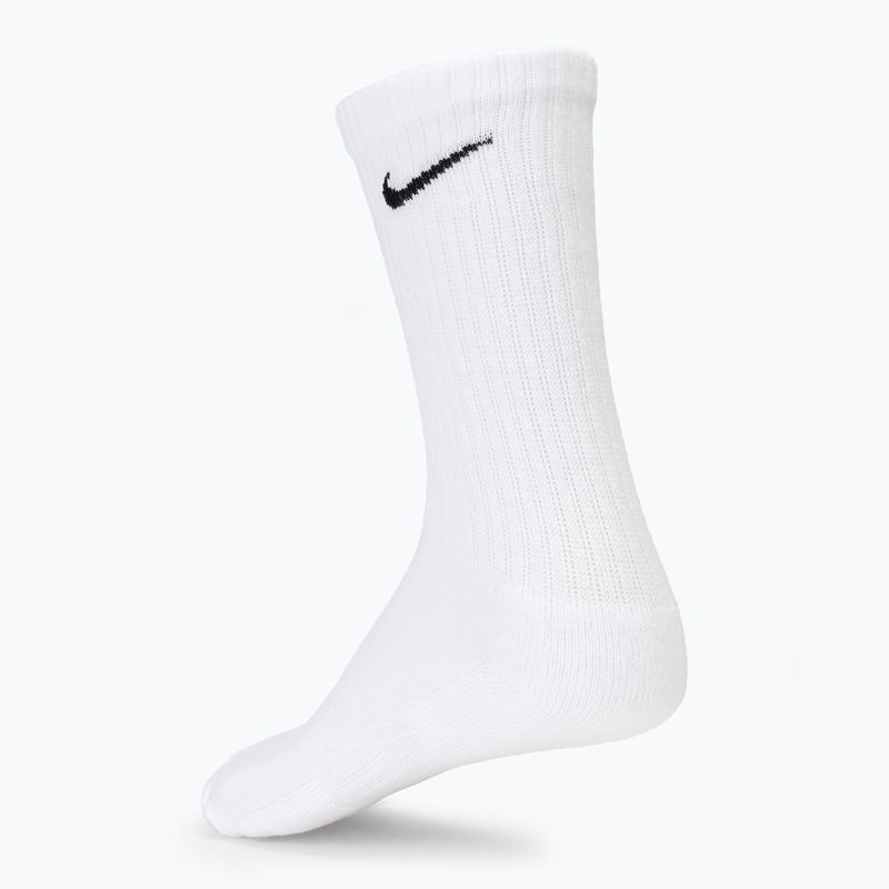 Kojinės Nike Everyday Cushioned Crew 3 poros white/black 2