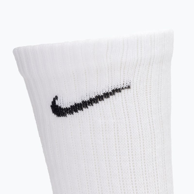Kojinės Nike Everyday Cushioned Crew 3 poros white/black 3