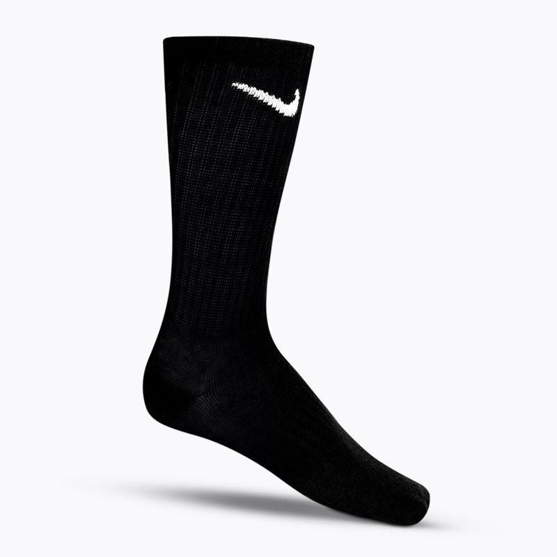 Nike Everyday Lightweight Crew 3pak treniruočių kojinės juodos SX7676-010 2