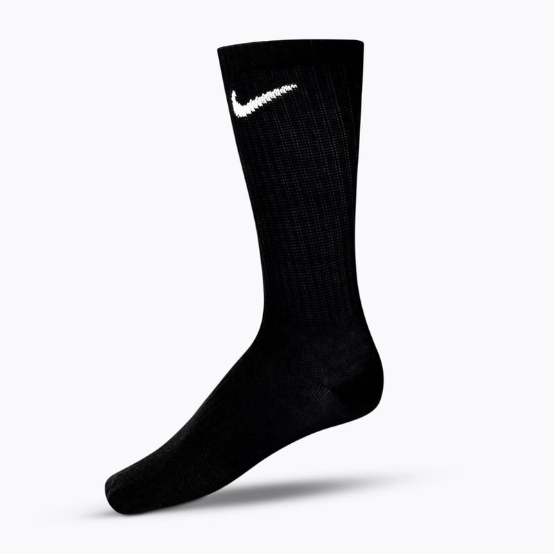Nike Everyday Lightweight Crew 3pak treniruočių kojinės juodos SX7676-010 3