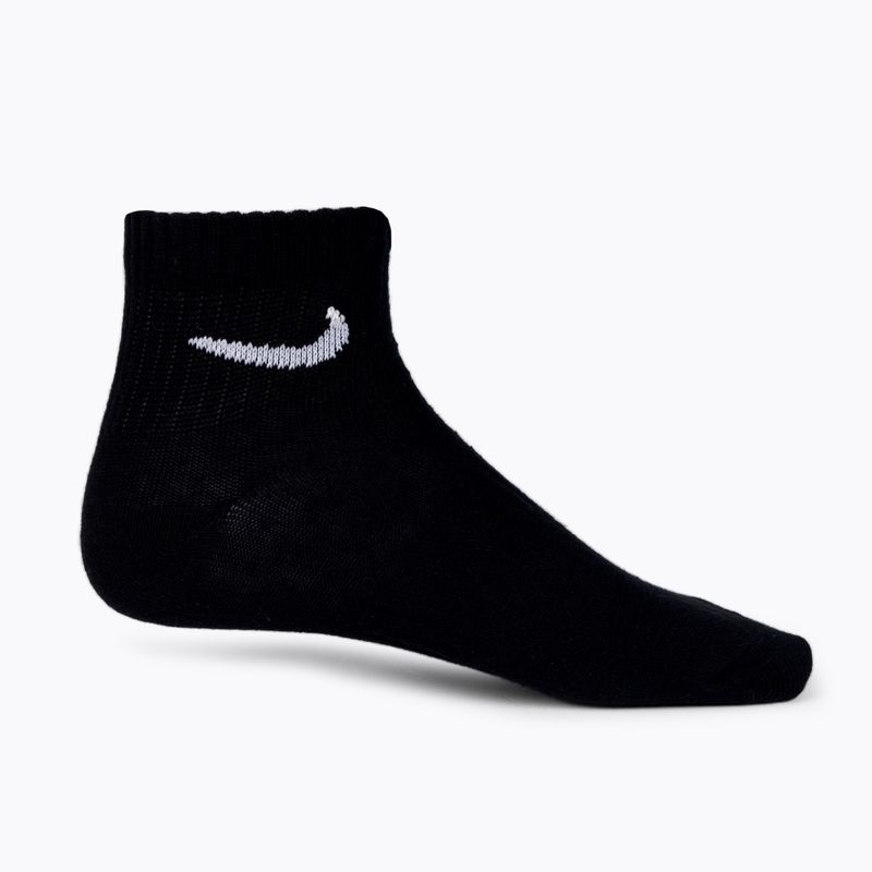 Nike Everyday Lightweight Crew 3pak treniruočių kojinės juodos SX7677-010 2