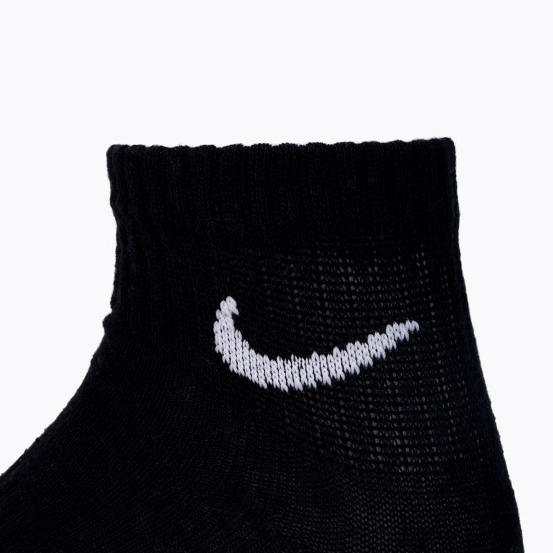 Nike Everyday Lightweight Crew 3pak treniruočių kojinės juodos SX7677-010 4