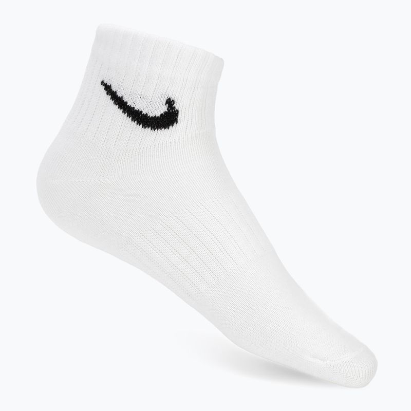 Kojinės Nike Everyday Lightweight Ankle 3 pairs white/black 2