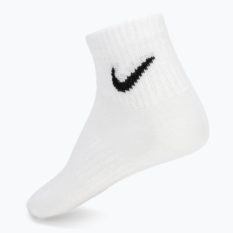Kojinės Nike Everyday Lightweight Ankle 3 pairs white/black 3