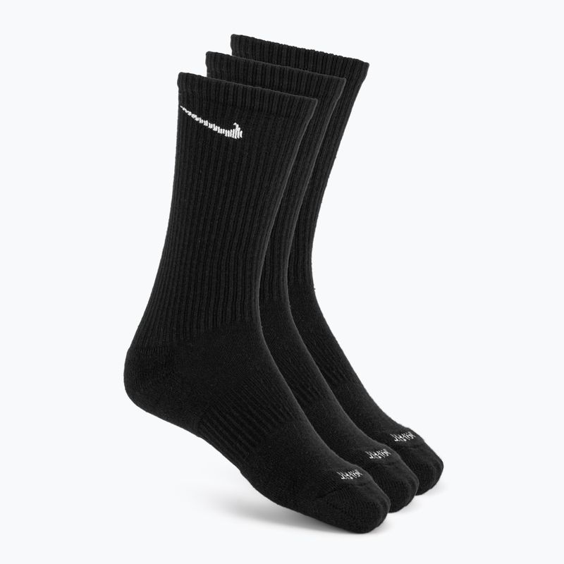Kojinės Nike Everyday Plus Cushioned 3 poros black/white