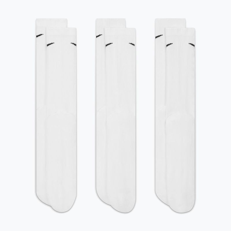 Kojinės Nike Everyday Plus Cushioned 3 poros white/black 4