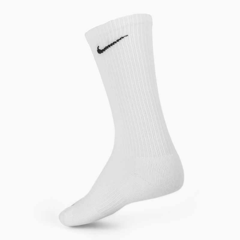 Kojinės Nike Everyday Plus Cushioned 3 poros white/black 2