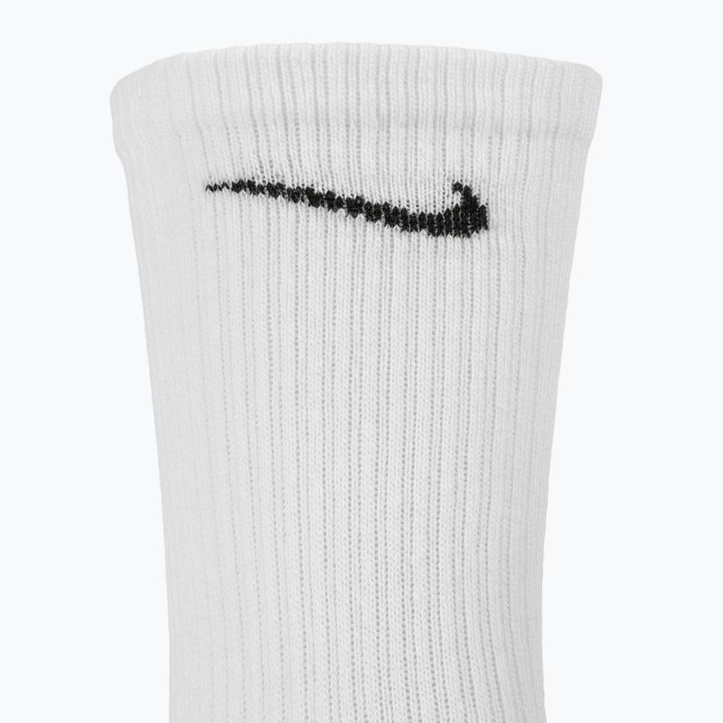 Kojinės Nike Everyday Plus Cushioned 3 poros white/black 3