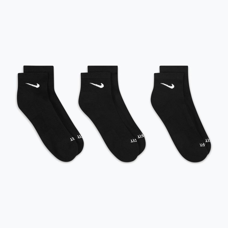 Kojinės Nike Everyday Plus Cushioned Ankle 3 poros black/white 4