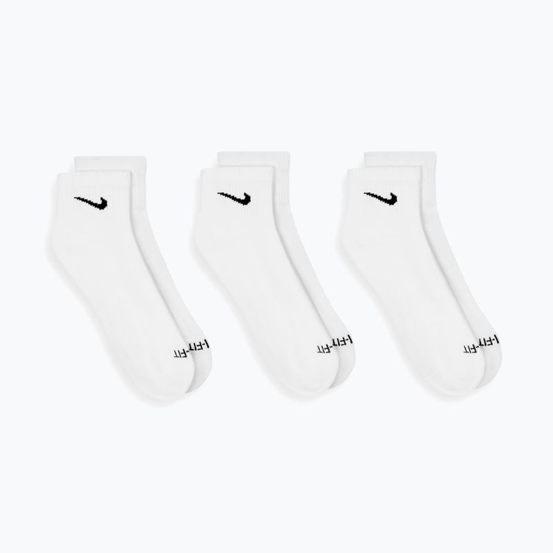 Kojinės Nike Everyday Plus Cushioned Ankle 3 poros white/black 2