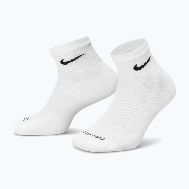 Kojinės Nike Everyday Plus Cushioned Ankle 3 poros white/black 3