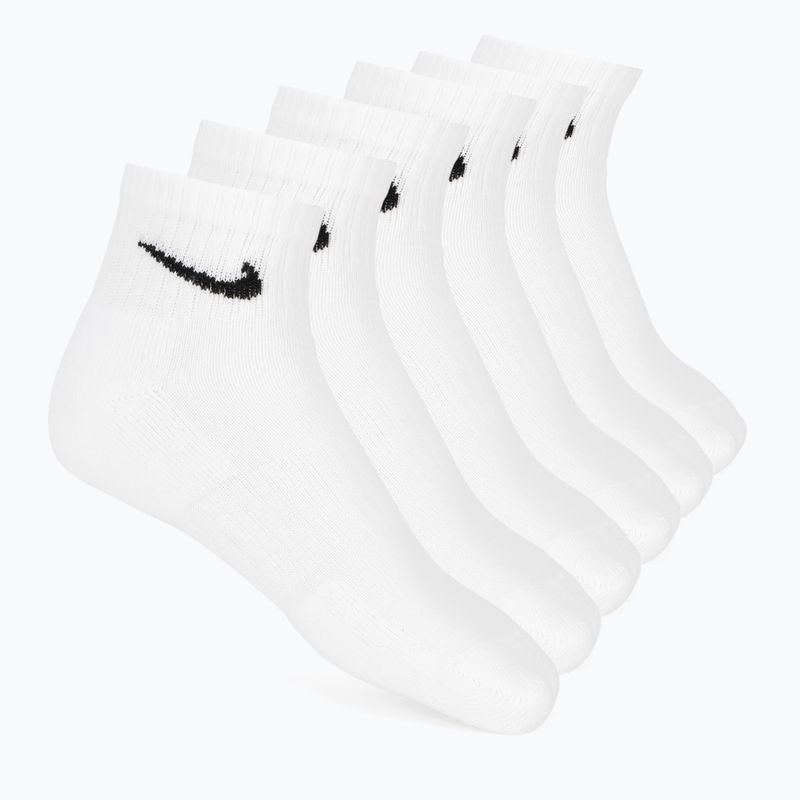 Kojinės Nike Everyday Cushioned 6 poros white/black
