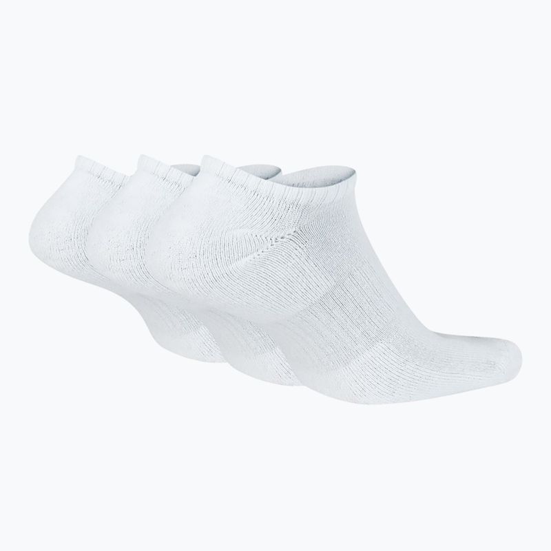 Kojinės Nike Everyday Cushioned Training 3 poros white/black 2