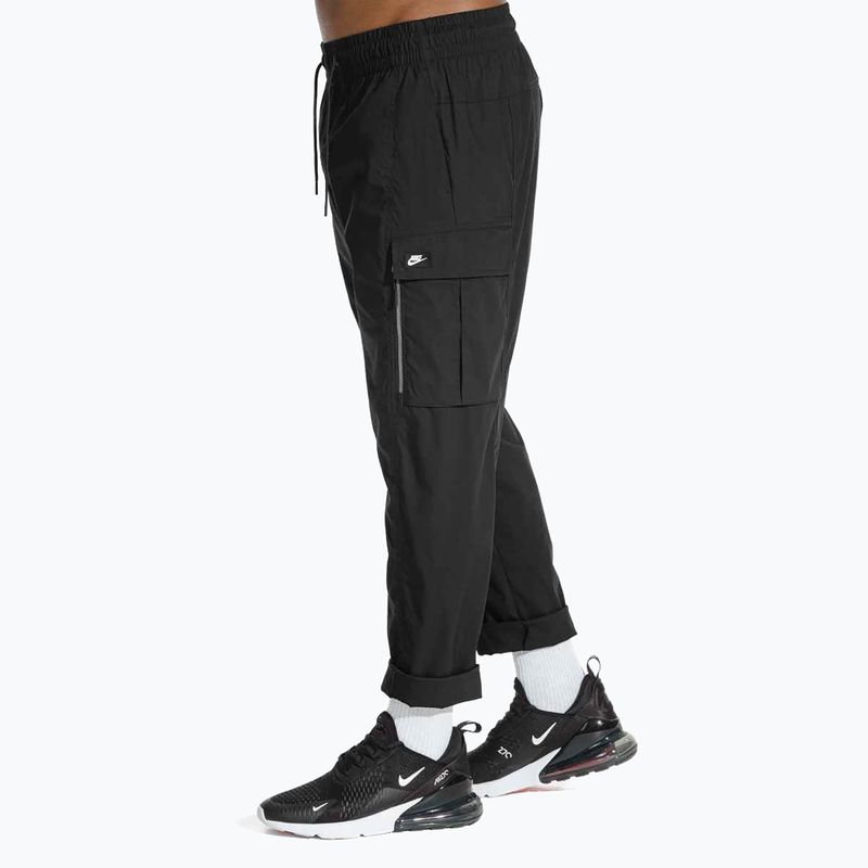 Vyriški Nike Air Max 270 black/anthracite/white/solar red batai 7